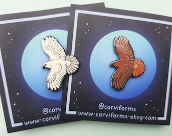 Red Tailed Hawk Hard Enamel Pin - Tobias Animorphs