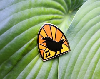 The Early Bird Enamel Pin