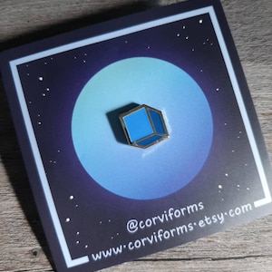Blue Morphing Box Escafil Device Animorphs Glow in the dark hard enamel pin