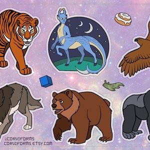 Animorphs Sticker Sheet 4x6 vinyl