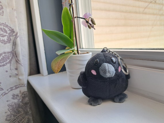 カラスのぬいぐるみキーホルダー - Etsy 日本