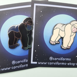 Gorilla Hard Enamel Pin - Marco Animorphs