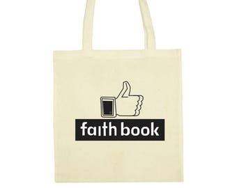 Tote bag "Faith book"