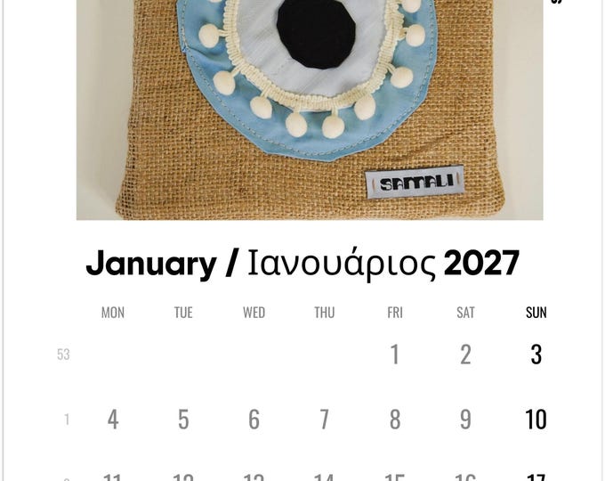 art calendar 2027 (EU & Rest of World)