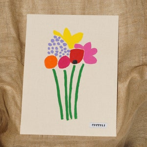 bouquet samali - édition sur toile 2D