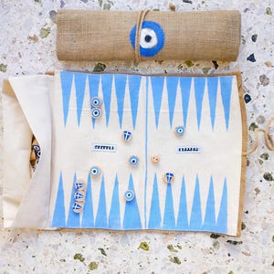 backgammon contre le mauvais œil, tavli grec