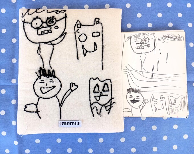 transform your kid's drawing into art