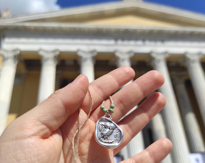 wisdom coin necklace
