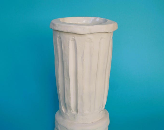 ancient greek column vase