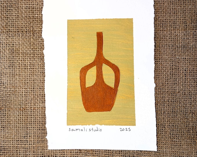mini greek ancient amphora