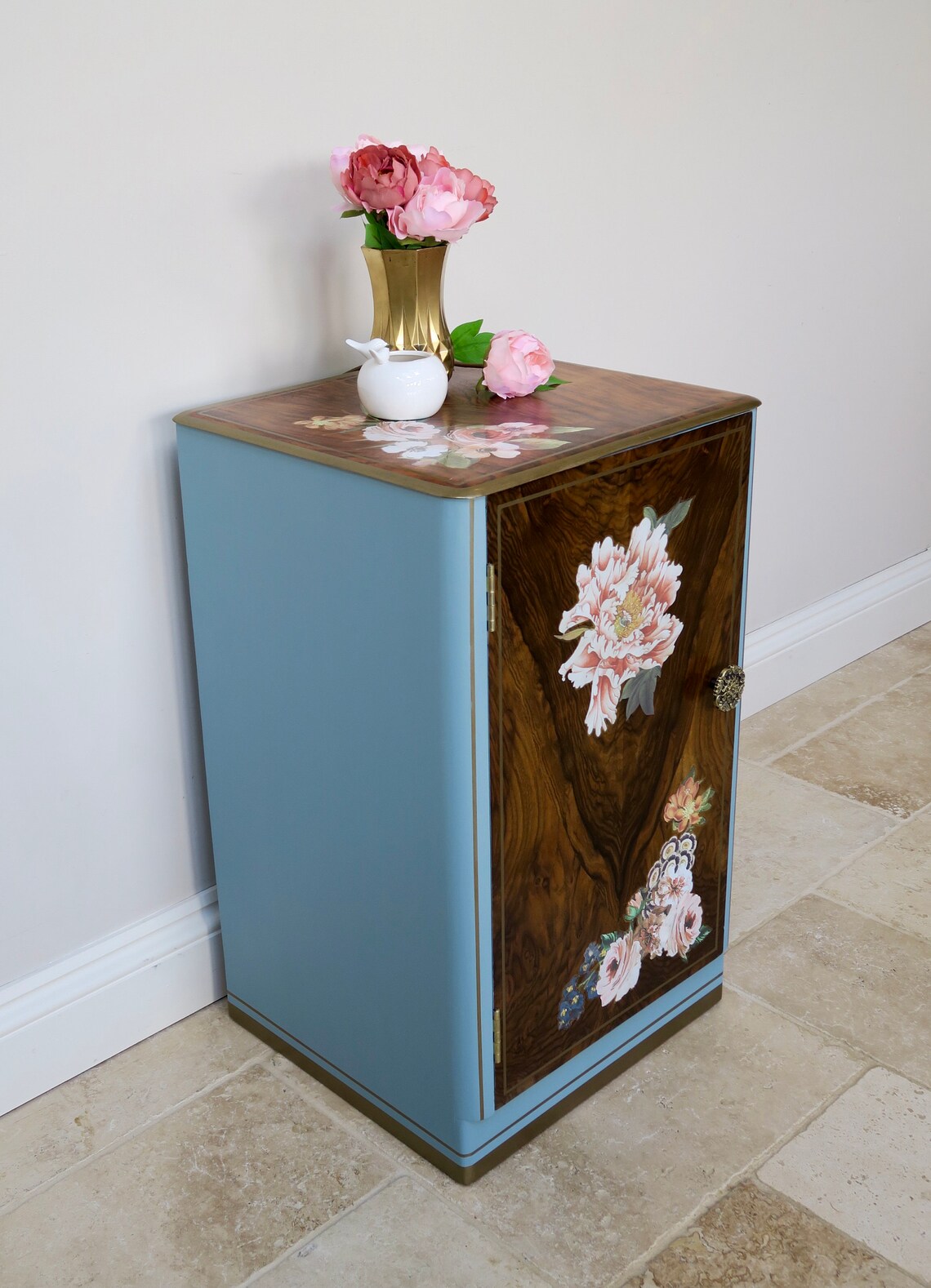 Vintage Floral Bedside Etsy