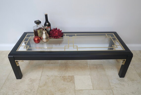 Black Gold Glass Coffee Table Black Gold Glass Coffee Table