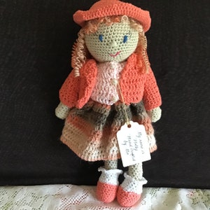 Holly, pretty crochet doll