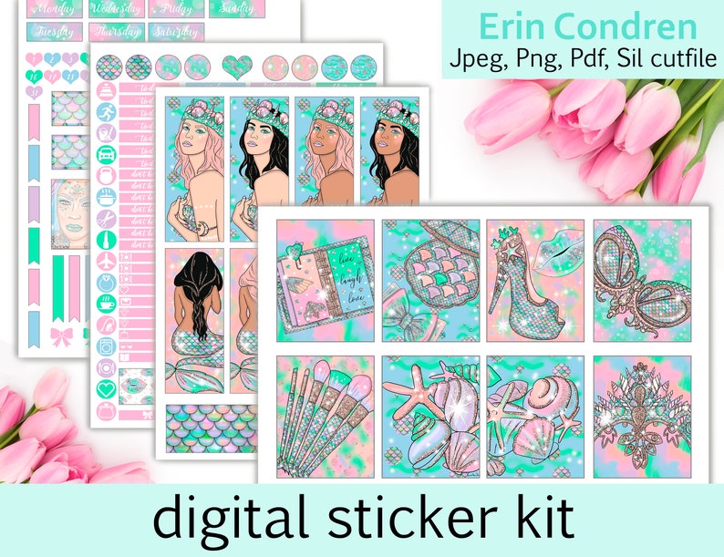 Mermaid Wants sticker Planner Stickers Electronic Planner Stickers Printable Planner sticker Printable weekly package planner stickers printable photograph about Sticker Printable identified as Mermaid Wants sticker Planner Stickers Electronic Planner Stickers Printable Planner sticker Printable weekly package planner stickers printable