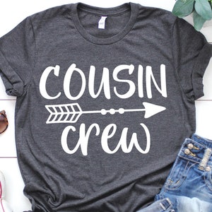 Cousin Crew Svg, Cousins Svg, Cousin Squad Svg, Cousin Tribe Svg, Family Reunion Svg, Summer Camp Shirt Svg File for Cricut, Png, Dxf