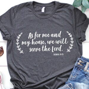 As for Me and My House We Will Serve the Lord Svg Scripture Svg Bible Quote Svg Christian Bible Verse Svg Joshua Svg Cricut Silhouette Cameo