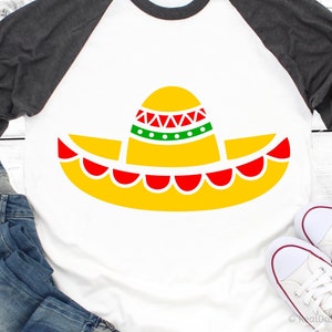 Sombrero Svg, Mexican Hat Svg, Sombrero Cricut, Sombrero Cut File, Cinco de Mayo Svg, Sombrero Silhouette, Svg Cut File for Cricut, Png, Dxf