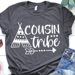 Cousin Tribe Svg, Cousin Svg, Cousin Crew Svg, Cousin Squad Svg, Family Reunion Svg, Cousin Camp, Summer Shirt Svg File for Cricut, Png, Dxf