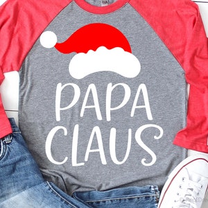 Abuelo Navidad Svg, Papa Claus Svg, Navidad Svg, Sombrero de Santa, Camisa de Navidad Svg, Abuelo divertido Svg Archivos de corte para Cricut, Png, Dxf
