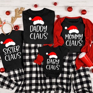 Christmas Family Bundle Svg Santa Claus Svg Bundle Funny Family Matching Shirts Pajamas Mom Dad Kids Svg Cut Files for Cricut Png Dxf Etsy UK