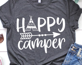 Glücklicher Camper SVG, Camper Schriftzug, Camper Schriftzug, Camper Schriftzug, Camper Schriftzug, Camper Schriftzug, Camper Schriftzug, Camper Shirt Schriftzug für Cricut, Png, Dxf
