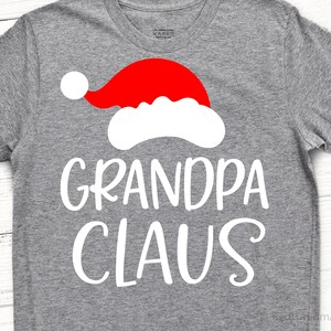 Abuelo Navidad Svg, abuelo Claus Svg, Navidad Svg, Sombrero de Santa, Camisa de Navidad Svg, Abuelo Svg Archivos de corte para Cricut, Png, Dxf