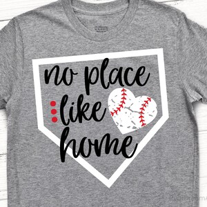 No Place Like Home Baseball Collage Crop Tee main image 0