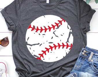 Download Distressed Baseball Svg Etsy