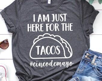 Ich bin nur hier für die Tacos Svg Cinco de Mayo Svg Taco Dienstag Svg Taco Svg für Cricut Svg für Silhouette Taco Png mexikanischen Svg Tacos Dxf