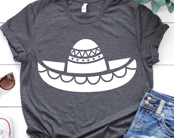 Sombrero Svg, Mexican Hat Svg, Sombrero Cricut, Sombrero Cut File, Cinco de Mayo Svg, Sombrero Silhouette, Svg Cut File for Cricut, Png, Dxf