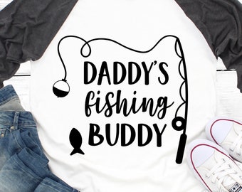 Daddys fishing buddy | Etsy