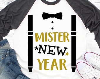 Boy New Year’s Svg, Mister New Year Svg, Kids New Year Svg, New Year 2026, New Years Shirt, New Year’s Eve Svg Cut File for Cricut, Png, Dxf