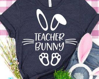 Download Bunny Teacher Svg Etsy
