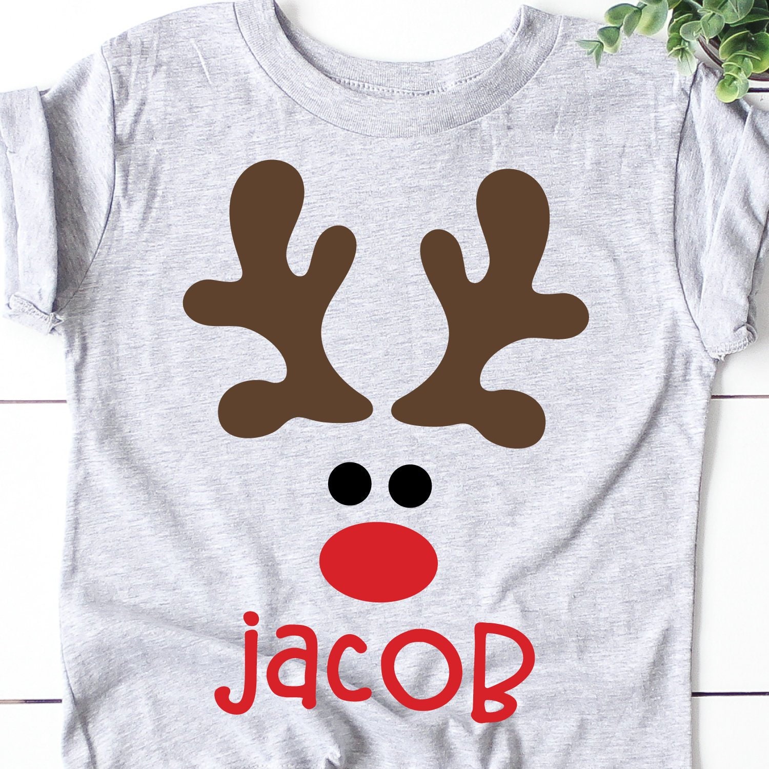 Download Boy Reindeer Svg Boy Deer Monogram Svg Christmas Svg | Etsy