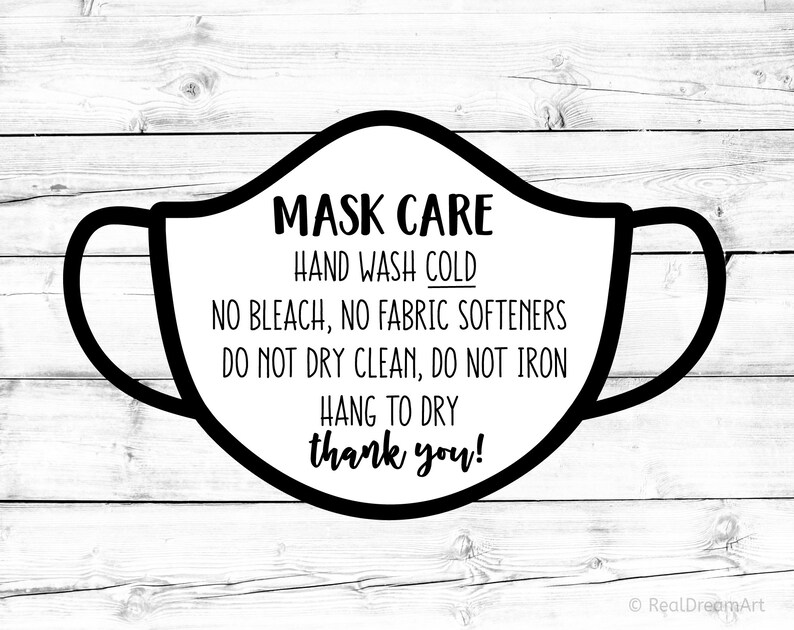 Download Mask Care Instructions Svg Face Mask Care Instructions ...