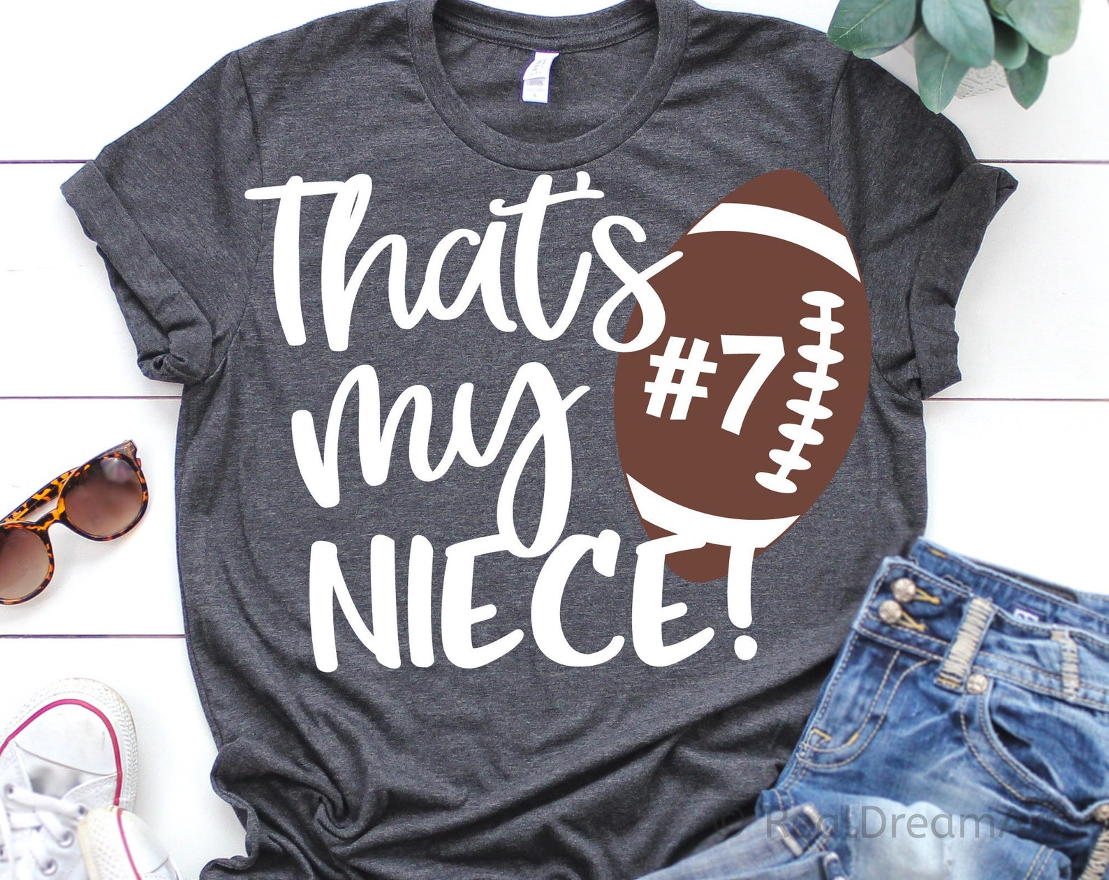 Football Niece Svg Thats My Niece Svg Personalized Football Etsy