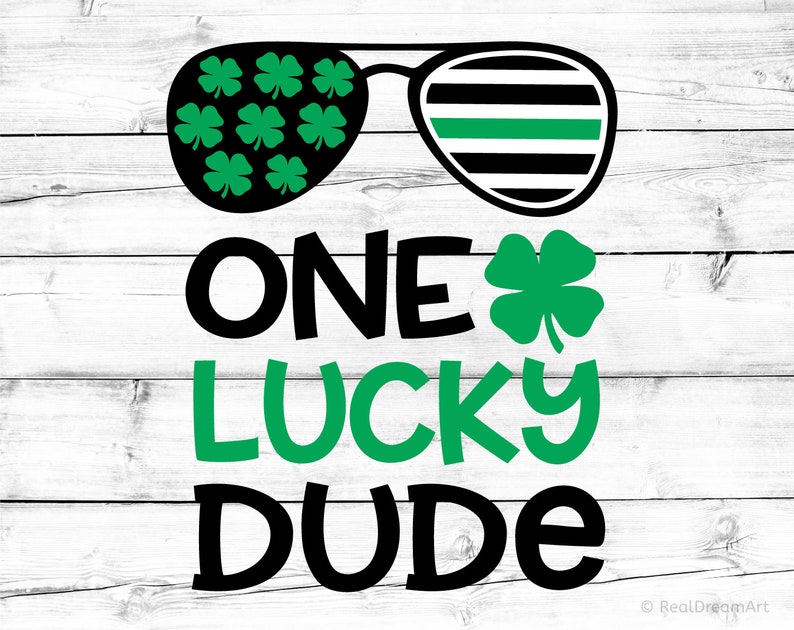 Download Boy St Patricks Day Svg St Paddys Cricut One Lucky Dude | Etsy