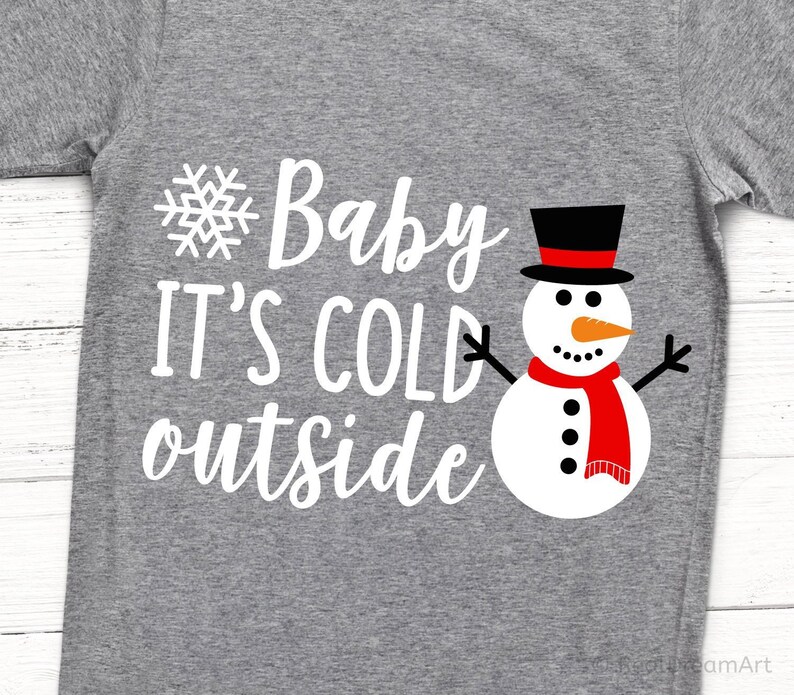Download Christmas Svg Baby Its Cold Outside Snowman Svg Frosty | Etsy