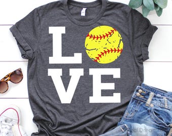 Softball Love Svg, Softball Shirt Svg, Softball Mom, Softball Mama Svg, Softball Fan Svg, Funny Softball Svg Files for Cricut, Png, Dxf