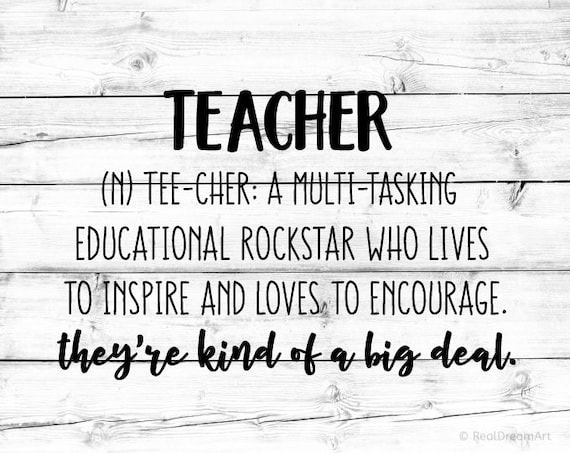 Download Teacher Definition Svg Teacher Svg For Cricut Educational Etsy
