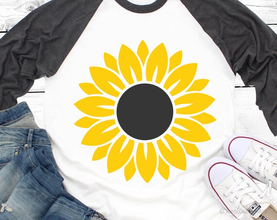 Sunflower Svg, Sunflower Silhouette, America Svg, Sun Flower, 4th of July Svg, Sunflower Shirt Svg Cut Files for Cricut, Png, Dxf