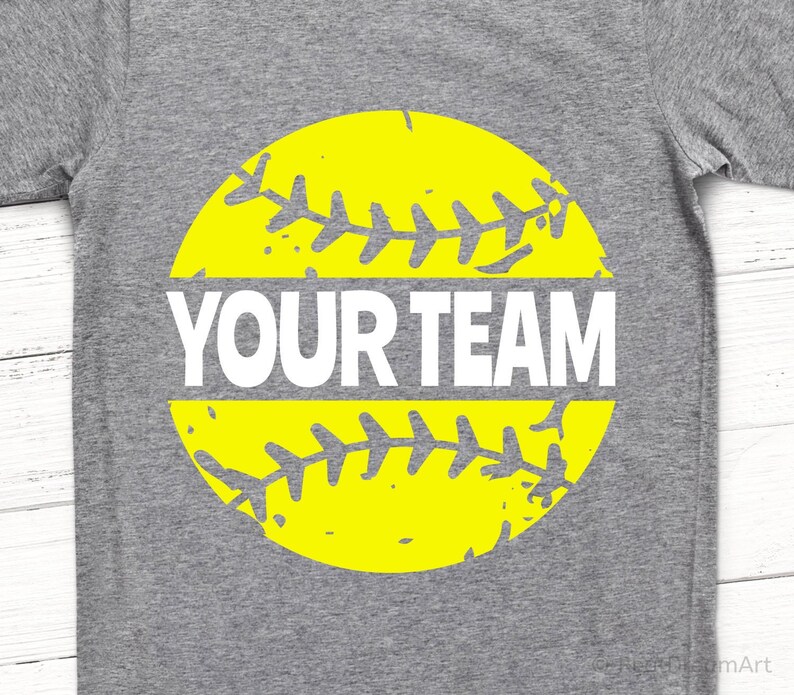 Download Softball Monogram Frame Svg Softball Team Svg Softball Svg | Etsy