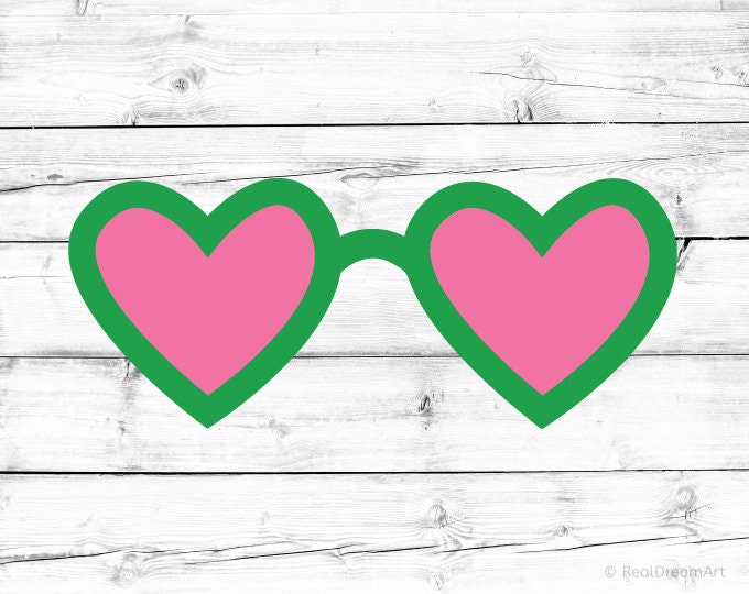 Download Sunglasses Svg Shades Silhouette Svg Heart Shaped Glasses Svg Etsy