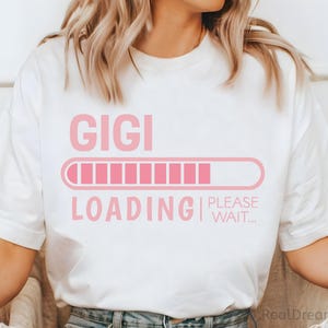 Gigi cargando SVG, Gigi para ser SVG, Esperando Gigi SVG, Anuncio de embarazo SVG, Archivos para Cricut, Abuela SVG, Futura Gigi SVG, PNG