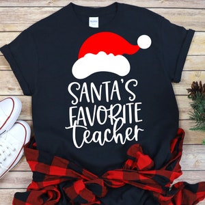 El maestro favorito de Papá Noel svg, equipo de maestros svg, Navidad svg, Santa Squad, Navidad para niños, Papá Noel svg, camisa de Navidad svg para cricut