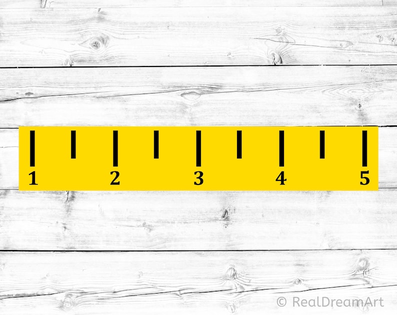 Ruler Svg Ruler Png Ruler Cut File Back to School Svg School Equipment ...
