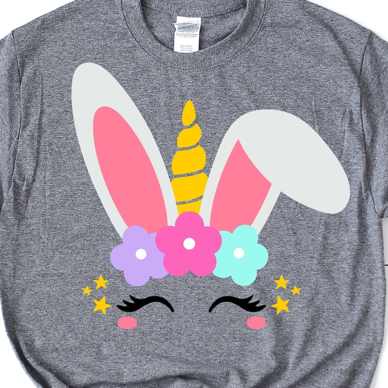 Easter Unicorn Svg Bunny Unicorn Svg Eyelash Unicorn ...