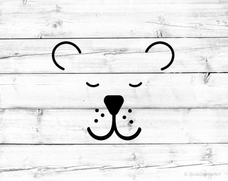 Download Bear Face Svg Bear Svg Cute Bear Svg Cut File Cub Svg Baby ...