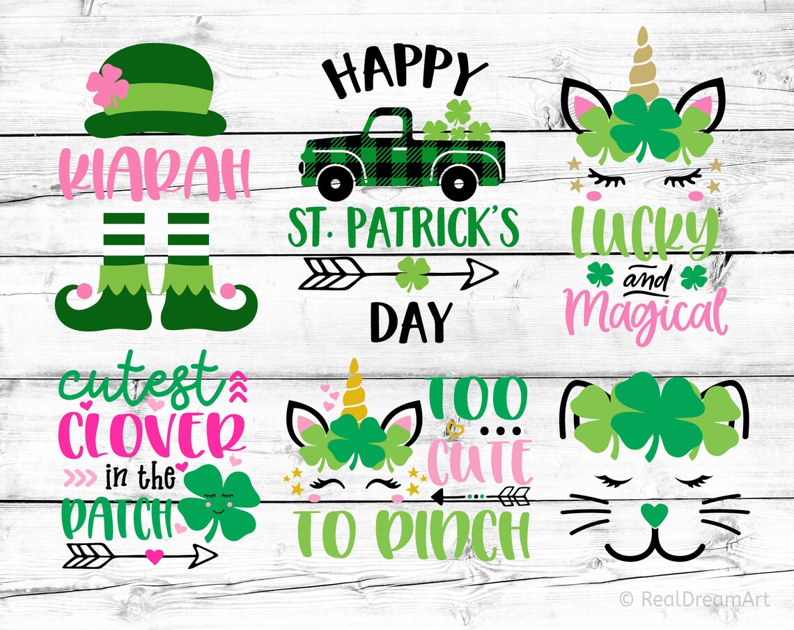 St Patricks Svg Bundle Kids St. Patricks Day Svg Baby Girl | Etsy