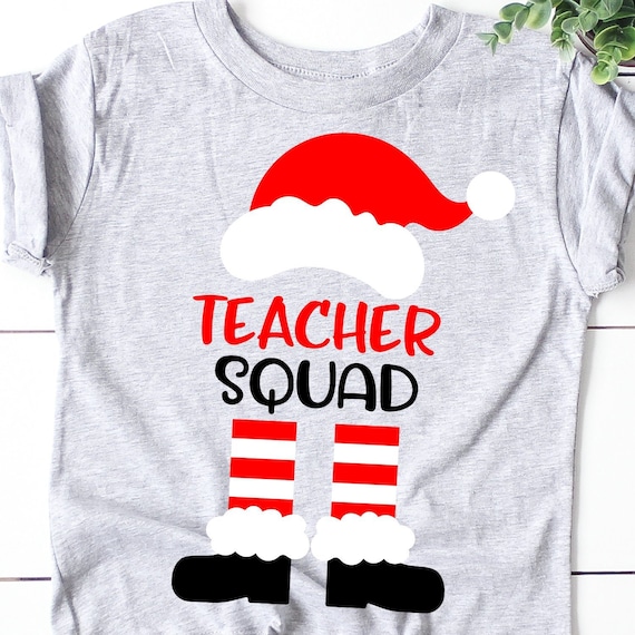 Download Teacher Squad Svg Santa Svg Christmas Svg Teacher Christmas | Etsy